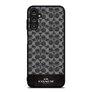 COACH NEW YORK LOGO DARK GREY Samsung Galaxy A14 Case Cover