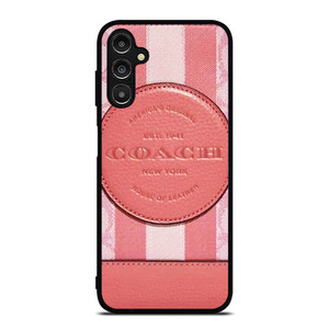 COACH NEW YORK LOGO PINK WALLET Samsung Galaxy A14 Case Cover