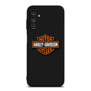 HARLEY DAVIDSON MOTORCYCLES LOGO CARBON Samsung Galaxy A14 Case Cover