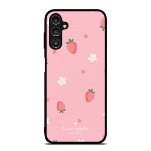 KATE SPADE NEW YORK LOGO STRAWBERRIES Samsung Galaxy A14 Case Cover KATE SPADE NEW YORK LOGO STRAWBERRIES Samsung Galaxy A14 Case Cover