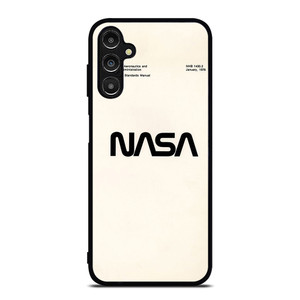 NASA LOGO WHITEI CON Samsung Galaxy A14 Case Cover