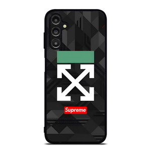 OFF WHITE LOGO SUPREME ICON Samsung Galaxy A14 Case Cover