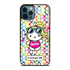 COACH NEW YORK LOGO HELLO KITTIE BARBIE iPhone 12 Pro Max Case Cover
