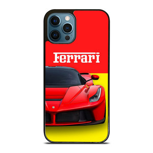 FERRARI LOGO RED CAR iPhone 12 Pro Max Case Cover