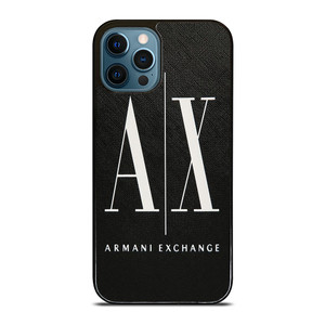 GIROGIO ARMANI LOGO EXCHANGE AX iPhone 12 Pro Max Case Cover
