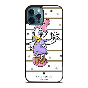 KATE SPADE NEW YORK LOGO DAISY DUCK DISNEY iPhone 12 Pro Max Case Cover