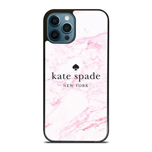 KATE SPADE NEW YORK LOGO PINK MARBLES iPhone 12 Pro Max Case Cover