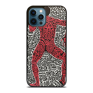 KEITH HARING ART INTO 84 iPhone 12 Pro Max Case Cover