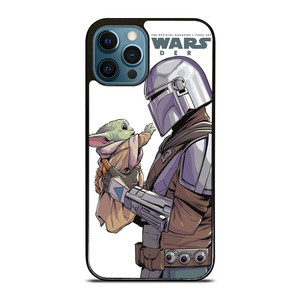 MANDALORIAN AND BABY YODA STAR WARS INSIDER iPhone 12 Pro Max Case Cover