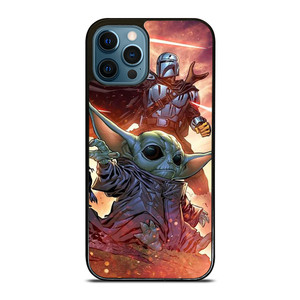 MANDALORIAN AND BABY YODA STAR WARS iPhone 12 Pro Max Case Cover