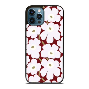 MARIMEKO HERITAGE WHITE RED FLOWER iPhone 12 Pro Max Case Cover