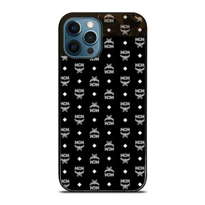 MCM MICHAEL CROMER MUNICH BLACK LOGO iPhone 12 Pro Max Case Cover