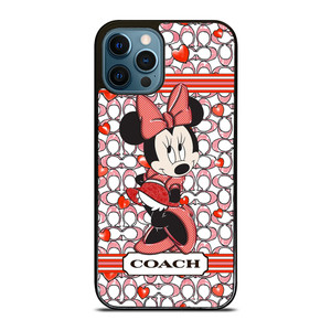 MINNIE MOUSE DISNEY COACH NEW YORK LOGO iPhone 12 Pro Max Case Cover