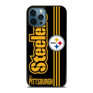 PITTSBURGH STEELERS FOOTBALL TEAM LOGO EST 1933 iPhone 12 Pro Max Case Cover