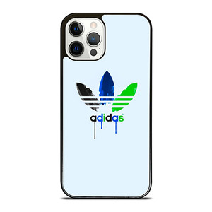 ADIDAS LOGO GREEN BLUE ICON iPhone 12 Pro Case Cover