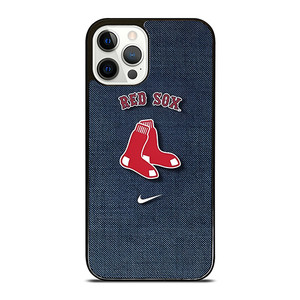 BOSTON RED SOX LOGO BASEBALL NIKE ICON ON JEANS iPhone 12 Pro Case Cover BOSTON RED SOX LOGO BASEBALL NIKE ICON ON JEANS iPhone 12 Pro Case Cover