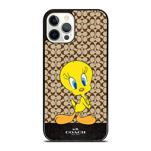 COACH NEW YORK LOGO TWEETY BIRD iPhone 12 Pro Case Cover