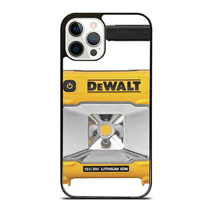DEWALT TOOL LOGO LED WORK LIGHT iPhone 12 Pro Case Cover