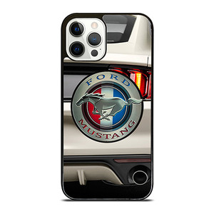 FORD MUSTANG CAR LOGO WHITE iPhone 12 Pro Case Cover FORD MUSTANG CAR LOGO WHITE iPhone 12 Pro Case Cover