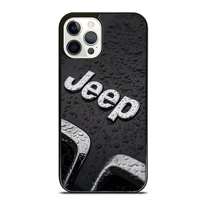 JEEP CAR LOGO UNDER RAIN iPhone 12 Pro Case Cover