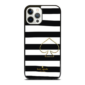 KATE SPADE NEW YORK BLACK STRIPES iPhone 12 Pro Case Cover KATE SPADE NEW YORK BLACK STRIPES iPhone 12 Pro Case Cover