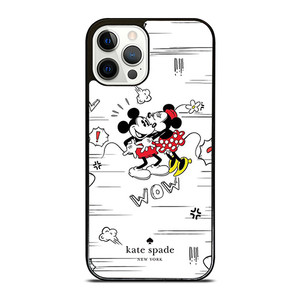 KATE SPADE NEW YORK LOGO X MICKEY MINNIE MOUSE DISNEY iPhone 12 Pro Case Cover KATE SPADE NEW YORK LOGO X MICKEY MINNIE MOUSE DISNEY iPhone 12 Pro Case Cover