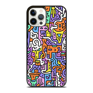 KEITH HARING ART COLORFUL STYLE iPhone 12 Pro Case Cover