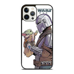 MANDALORIAN AND BABY YODA STAR WARS INSIDER iPhone 12 Pro Case Cover