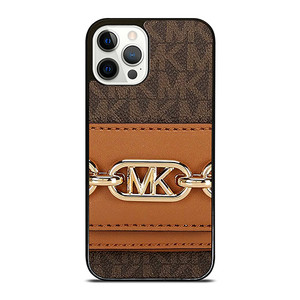 MICHAEL KORS MK LOGO BROWN BAG iPhone 12 Pro Case Cover MICHAEL KORS MK LOGO BROWN BAG iPhone 12 Pro Case Cover