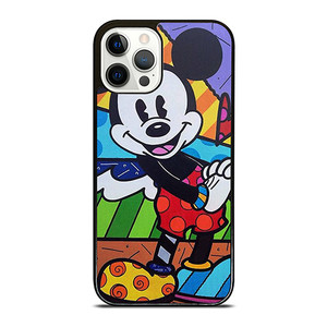 MICKEY MOUSE ROMERO BRITTO ART iPhone 12 Pro Case Cover