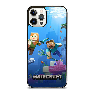 MINECRAFT GAMES UNDER WATER iPhone 12 Pro Case Cover