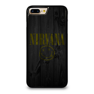 NIRVANA ROCK BAND WOODEN LOGO iPhone 7 / 8 Plus Case Cover NIRVANA ROCK BAND WOODEN LOGO iPhone 7 / 8 Plus Case Cover