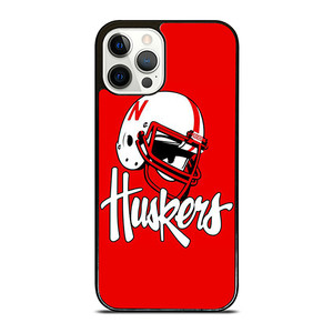 NEBRASKA HUSKERS LOGO UNIVERSITY FOOTBALL ICON iPhone 12 Pro Case Cover
