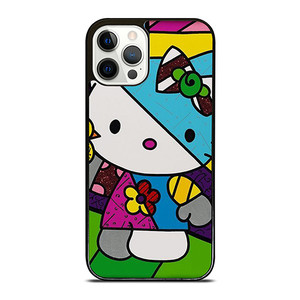 ROMERO BRITTO HELLO KITTY ART iPhone 12 Pro Case Cover
