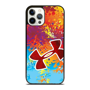 UNDER ARMOUR LOGO COLORFUL PAINT iPhone 12 Pro Case Cover