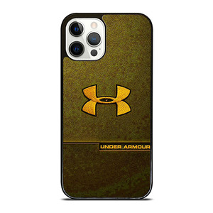 UNDER ARMOUR LOGO EMBROIDERY YELLOW iPhone 12 Pro Case Cover