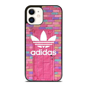 ADIDAS LOGO PINK WALL iPhone 12 Case Cover ADIDAS LOGO PINK WALL iPhone 12 Case Cover