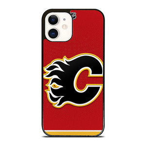 CALGARY FLAMES NHL HOCKEY TEAM LOGO iPhone 12 Case Cover CALGARY FLAMES NHL HOCKEY TEAM LOGO iPhone 12 Case Cover