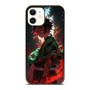 DEMON SLAYER TANJIRO KAMADO ANIME MANGA iPhone 12 Case Cover DEMON SLAYER TANJIRO KAMADO ANIME MANGA iPhone 12 Case Cover