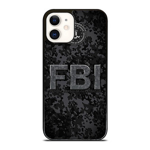 FBI LOGO CAMO iPhone 12 Case Cover FBI LOGO CAMO iPhone 12 Case Cover