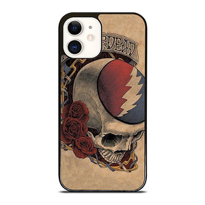 GRATEFUL DEAD SKULL LOGO ART iPhone 12 Case Cover