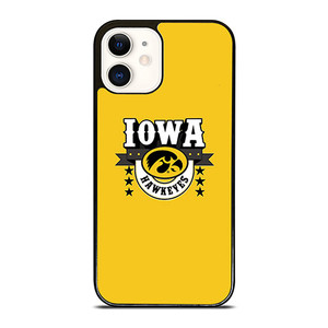 IOWA HAWKEYES LOGO UNIVERSITY BASKETBALL TEAM iPhone 12 Case Cover