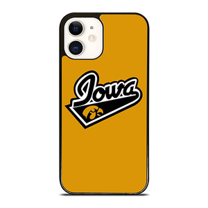 IOWA HAWKEYES UNIVERSITY BASKETBALL TEAM LOGO iPhone 12 Case Cover