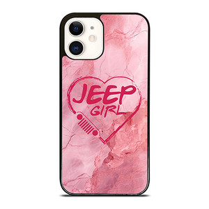 JEEP GIRL LOGO LOVE MARBLE iPhone 12 Case Cover