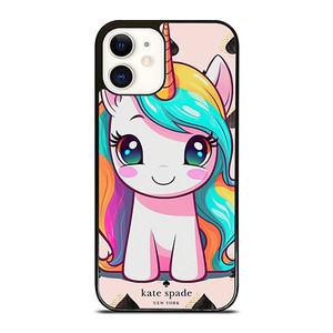 KATE SPADE NEW YORK LOGO PRETTY UNICORN iPhone 12 Case Cover KATE SPADE NEW YORK LOGO PRETTY UNICORN iPhone 12 Case Cover