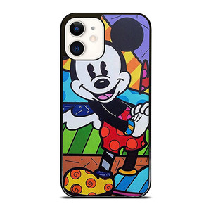 MICKEY MOUSE ROMERO BRITTO ART iPhone 12 Case Cover