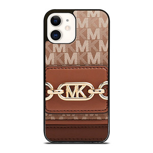 MK MICHAEL KORS LOGO BROWN BAG iPhone 12 Case Cover MK MICHAEL KORS LOGO BROWN BAG iPhone 12 Case Cover