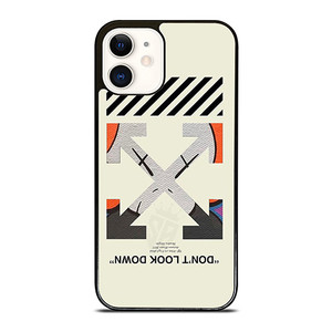 OFF WHITE KAWS LOGO DONT LOOK DOWN iPhone 12 Case Cover