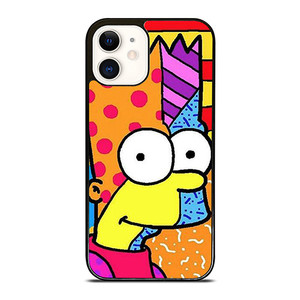 ROMERO BRITTO BART SIMPSONS ART iPhone 12 Case Cover