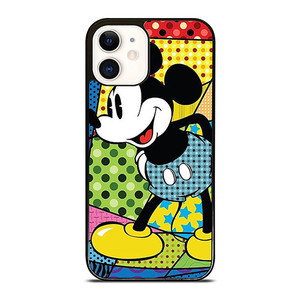 ROMERO BRITTO MICKEY MOUSE ART iPhone 12 Case Cover
